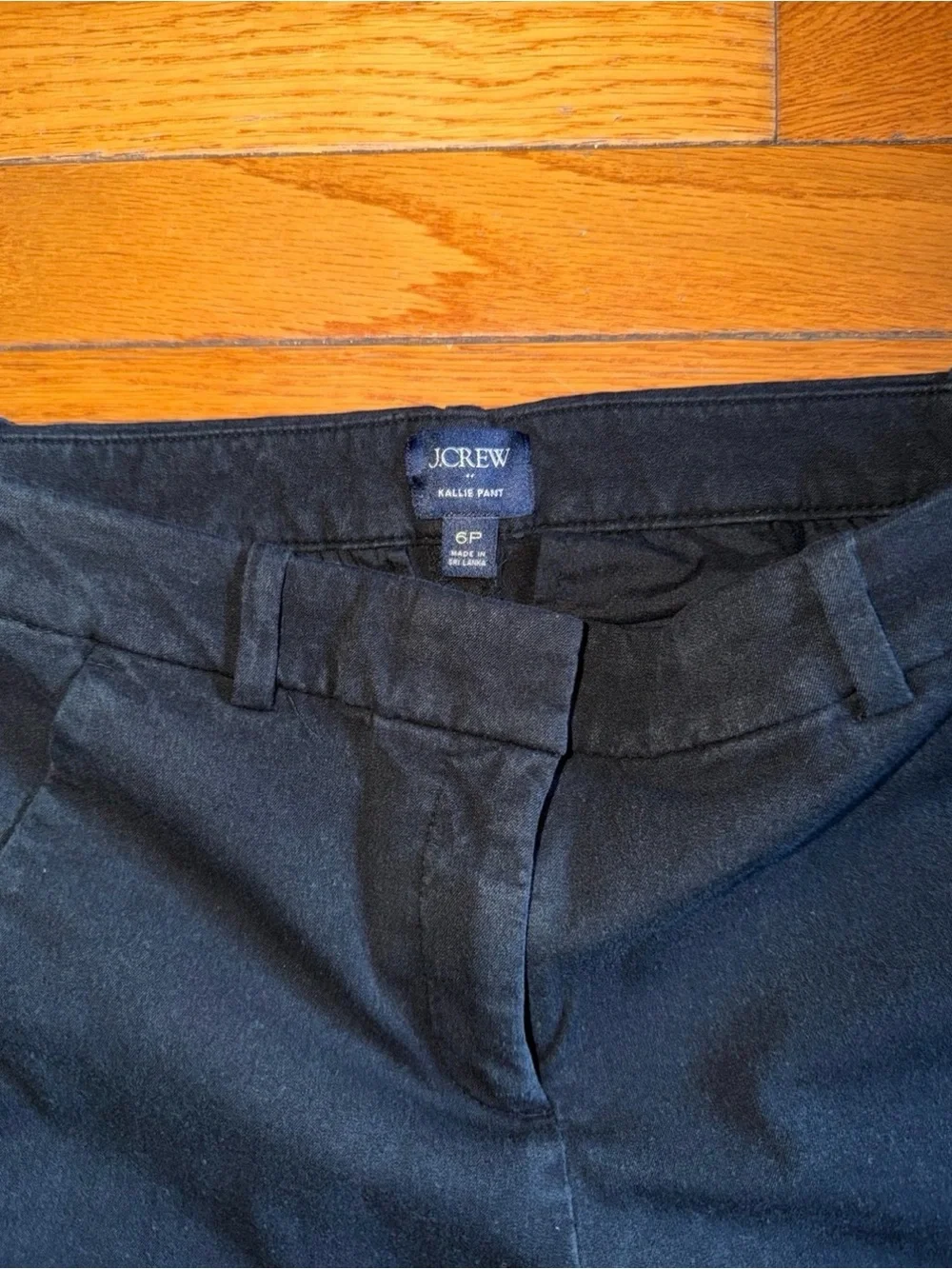 Women’s Black J Crew Kallie Straight-Leg Pants